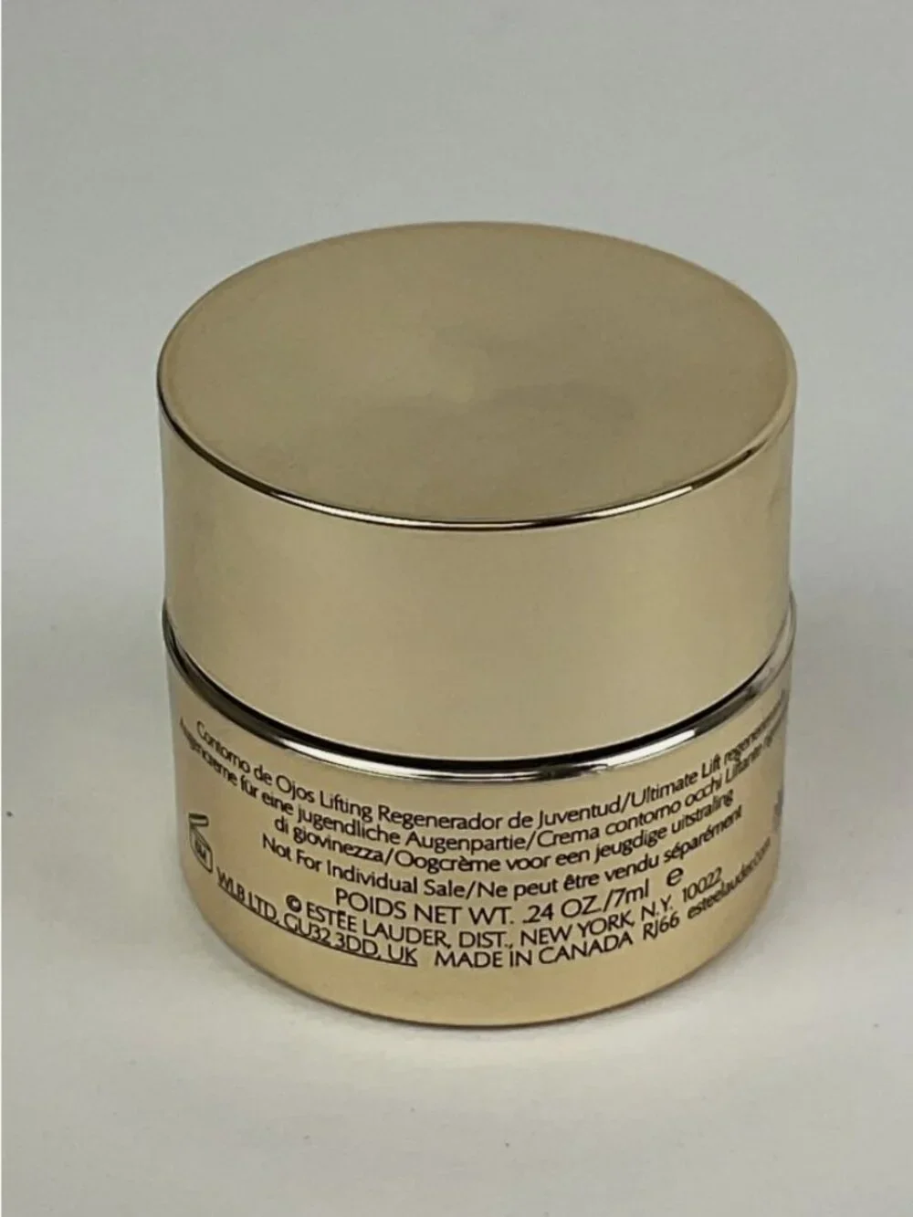 Re-Nutriv Ultimate Lift Regenerating Youth Creme .24 oz mini Face Cream Lotion